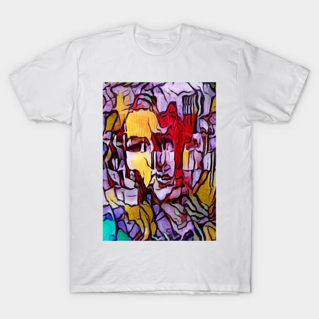 Abstract woman portrait T-Shirt by rolffimages